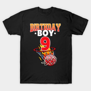 Basketball Bday Birthday Boy T-Shirt